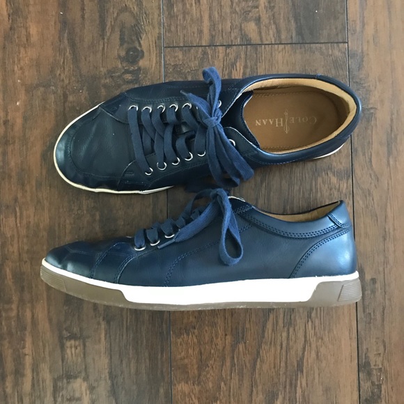 cole haan navy blue sneakers